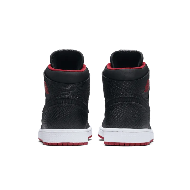 Jordan 1 Retro Nouveau Snakeskin Black/Gym Red-White (819176-001)