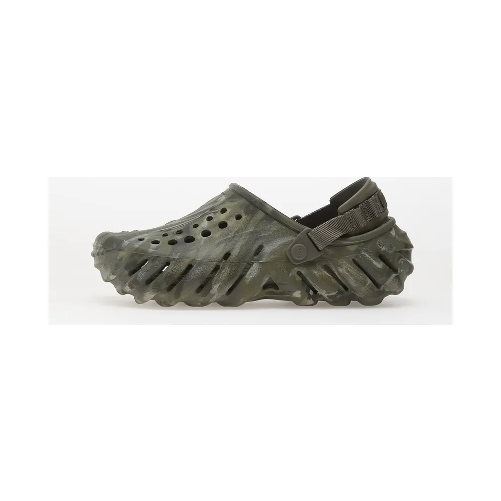 Crocs Echo Clog Marbled Dusty Olive Multi