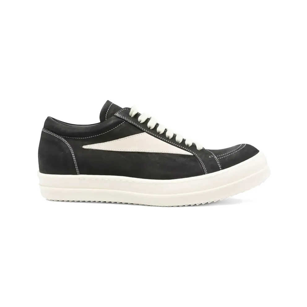 Rick Owens Concordians Vintage Low Black Milk Suede (RU02E1897 LWNLVS 911)