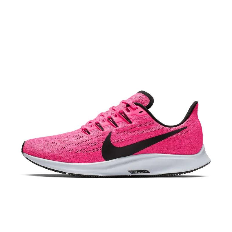 Nike Air Zoom Pegasus 36 Hyper Pink Black (W) Hyper Pink/Black-Half Blue (AQ2210-600)