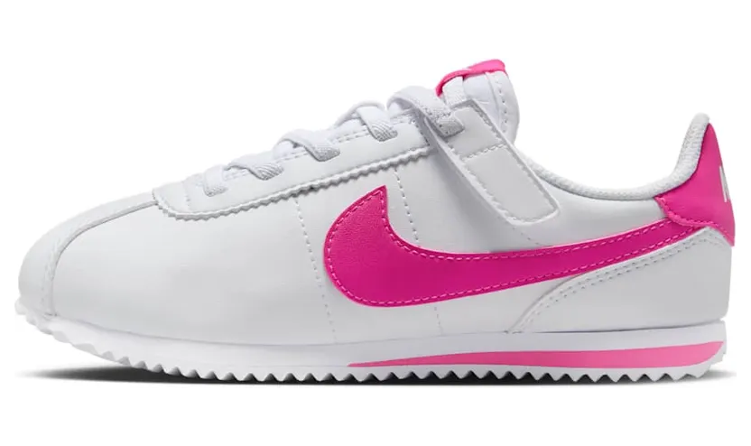 Nike Cortez EasyOn PS “White Laser Fuchsia” (DM0951-104)