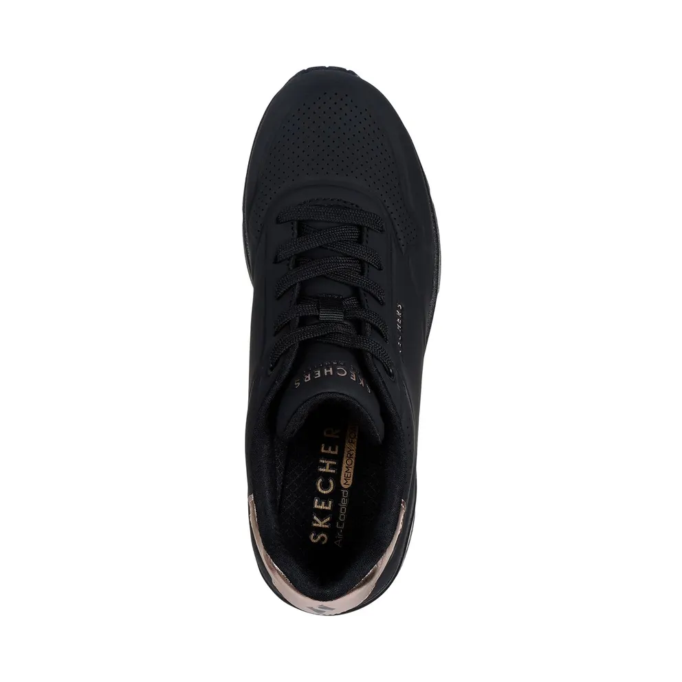 Skechers Uno Wedge – HI Steps Sneaker Black