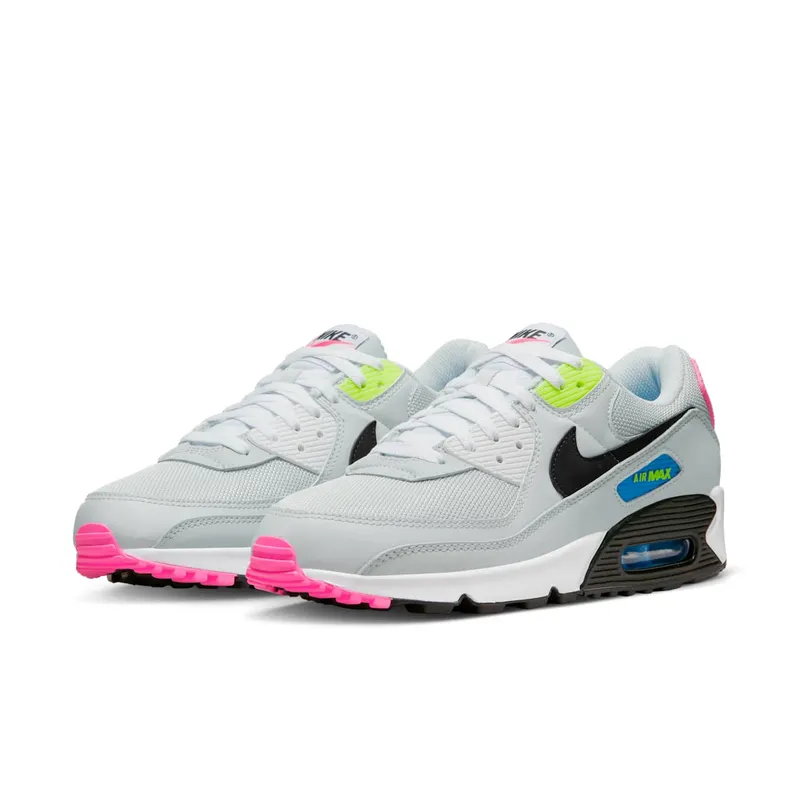 Nike Air Max 90 Grey Neon (DZ4398-001)