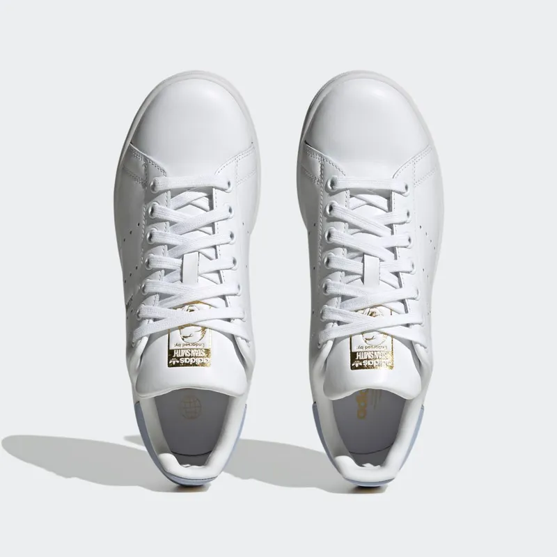 Adidas Stan Smith Cloud White / Blue Dawn / Gold Metallic (HQ6642)
