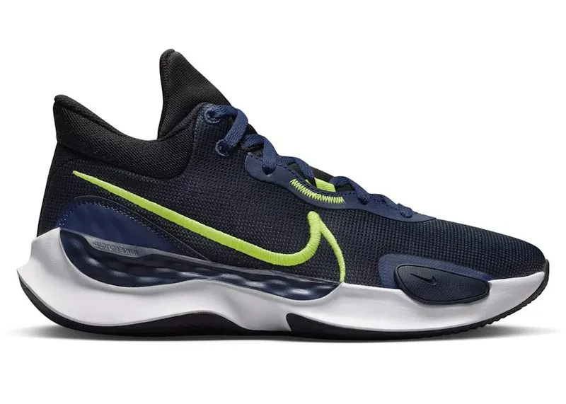 Nike Renew Elevate 3 Black Navy Volt (DD9304-005)