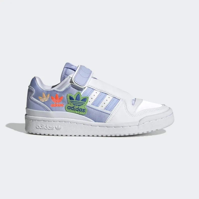 adidas Forum Plus Cloud White / Violet Tone / Acid Orange (H05117)