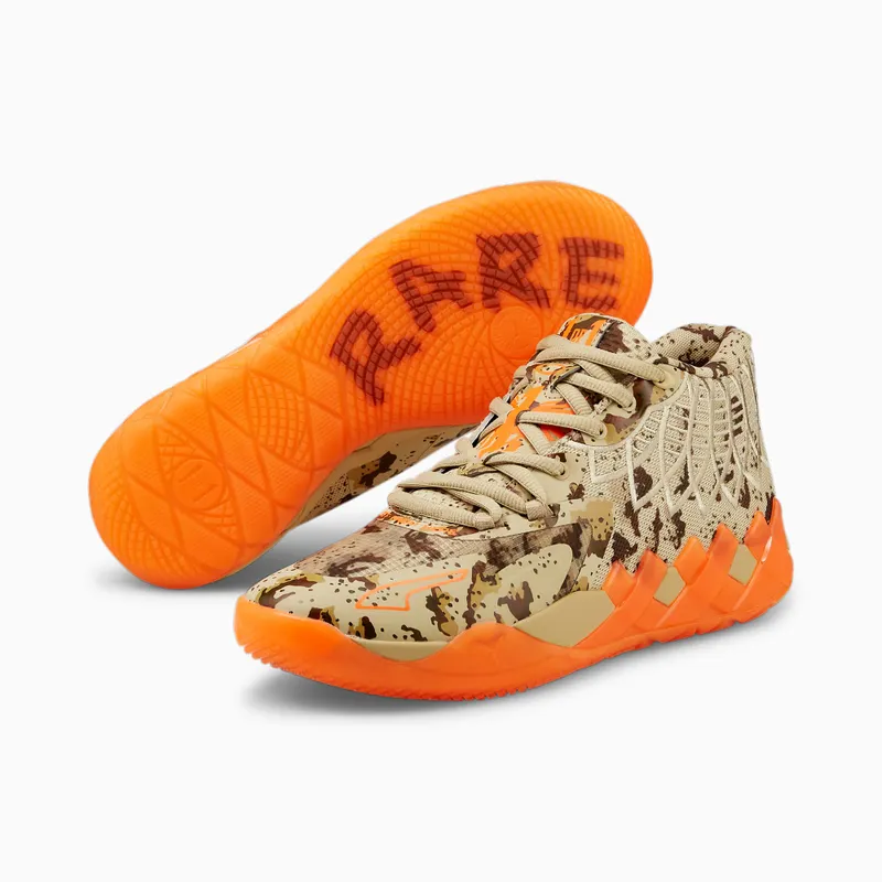 Puma MB.01 Disco Camo Basketball Shoes Beige/Orange (379217-01)