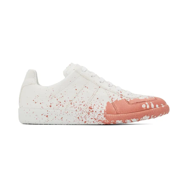 Maison Margiela White & Pink Replica Sneakers (S37WS0568 P4711)