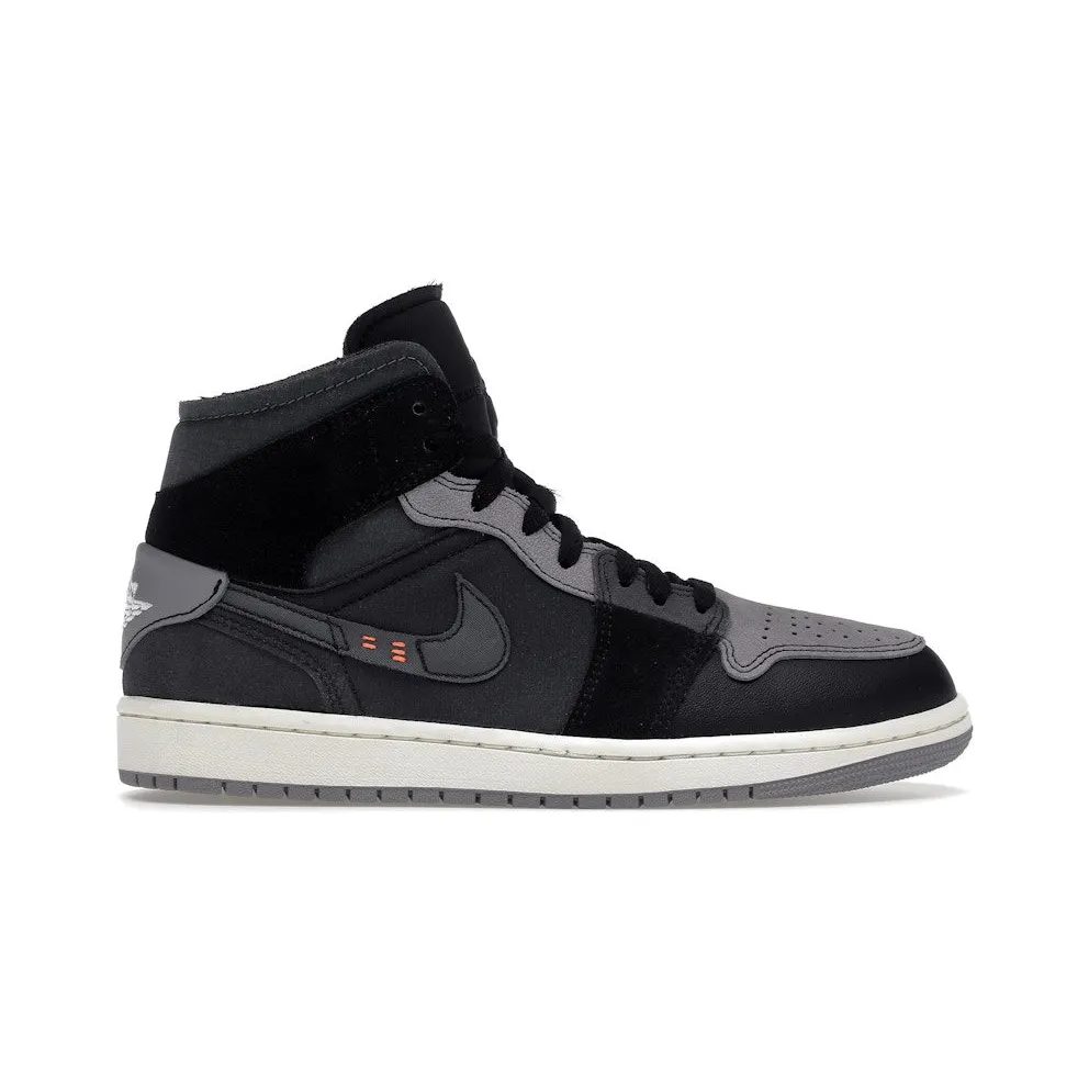 Air Jordan 1 Mid SE Craft Black (DM9652-001)