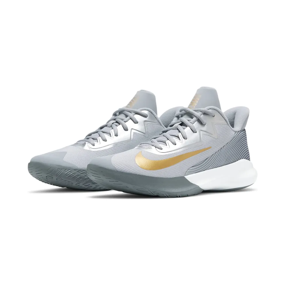 Nike Precision 4 “Wolf Grey Metallic Gold” (CK1069-007)
