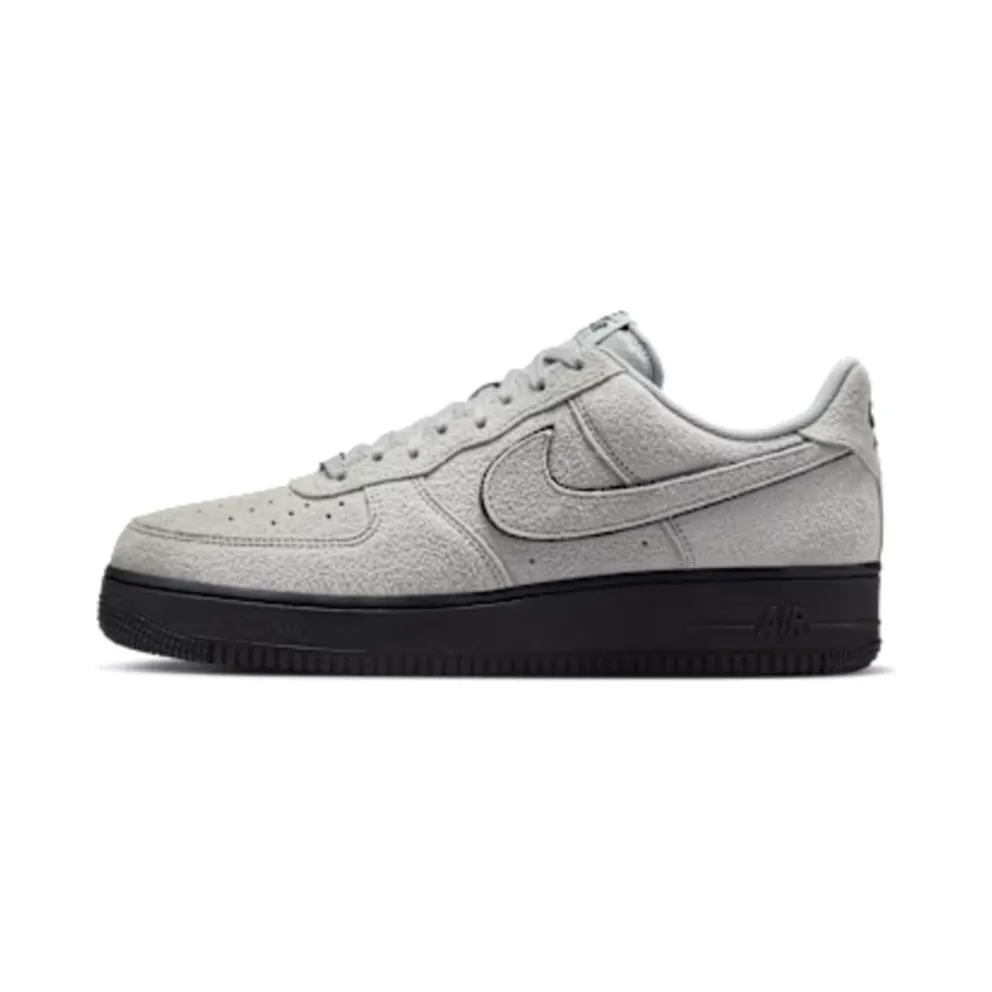 Nike Air Force 1 Low ’07 LV8 Light Smoke Grey Suede Black (HQ1966-001)