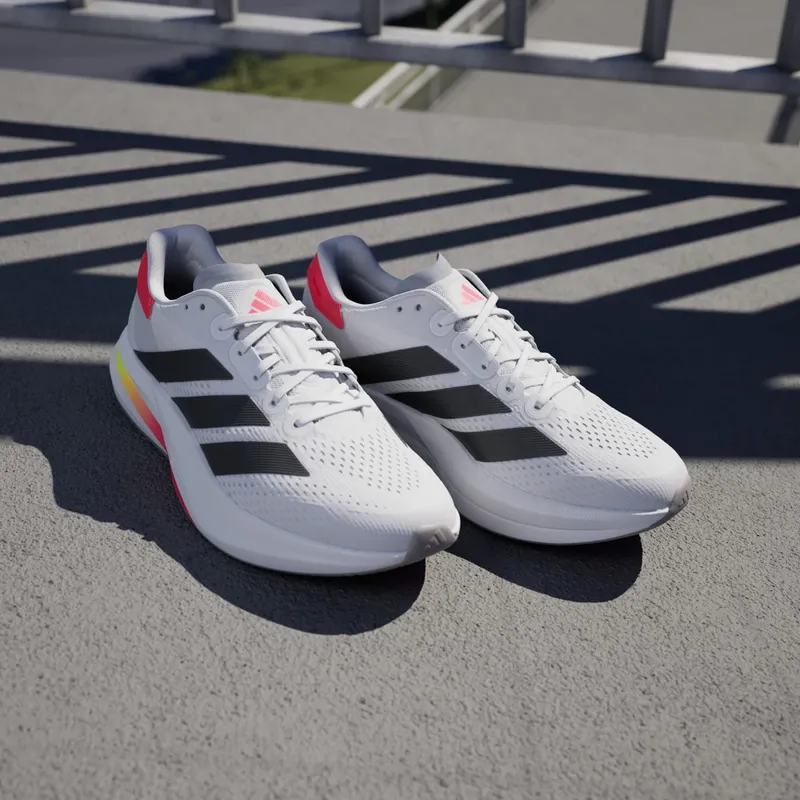 Adidas Duramo Speed 2 Running Shoes Cloud White / Core Black / Lucid Red (IF9393)
