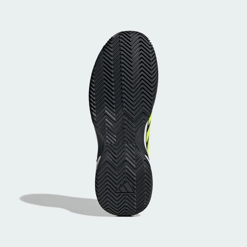 Adidas Gamecourt 2.0 Tennis Shoes Carbon / Lucid Lemon / Cloud White (JH9013)