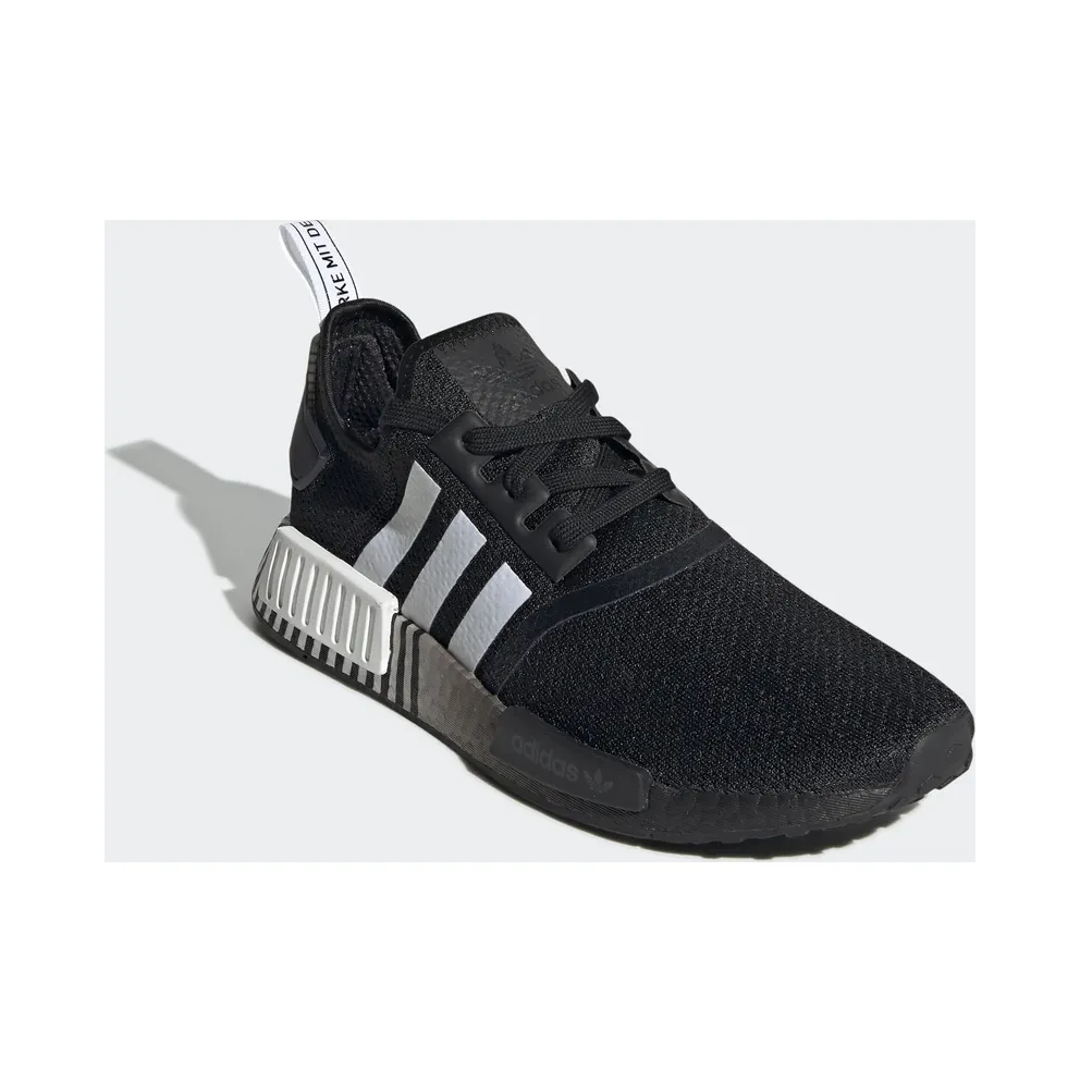 adidas NMD R1 Gradient Monochrome Black White Core Black/Cloud White/Core Black (FV3649)