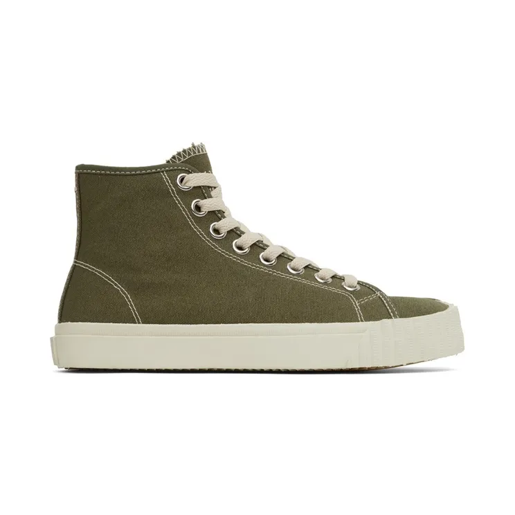 Maison Margiela Green Tabi High-Top T7431 Burnt Olive (S38WS0186 P4291)