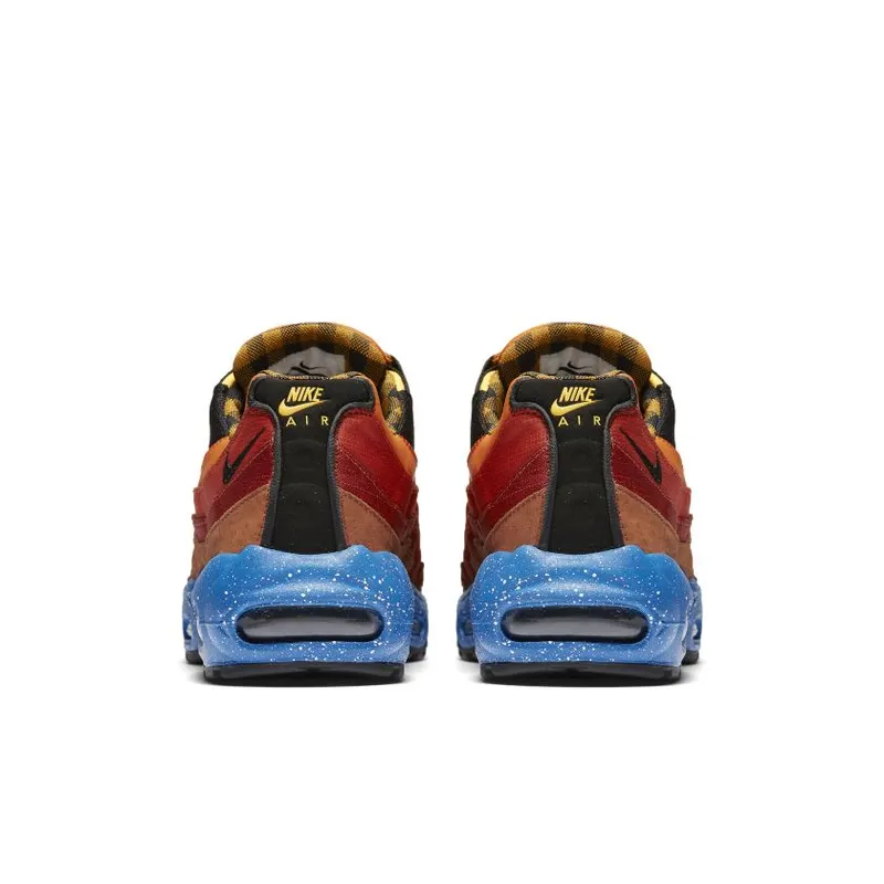 Nike Air Max 95 Campfire Pack Dark Cayenne/Black-Rust Factor-Solar Orange-Laser Orange-Cognac (538416-600)