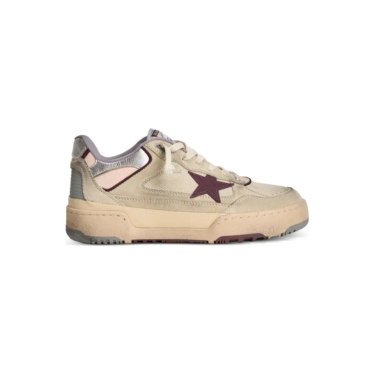 Golden Goose mit Sternverzierung Nude (GMF00630F007958)