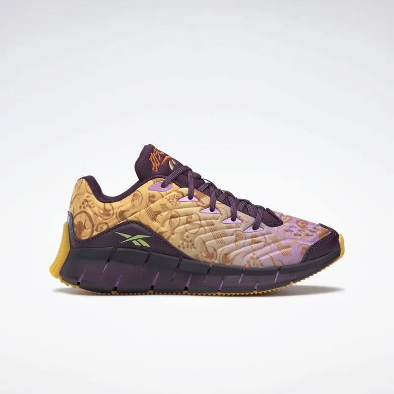 Reebok Kung Fu Panda Zig Kinetica Shoes Marigold / Lavish Purple / Puzzled Purple