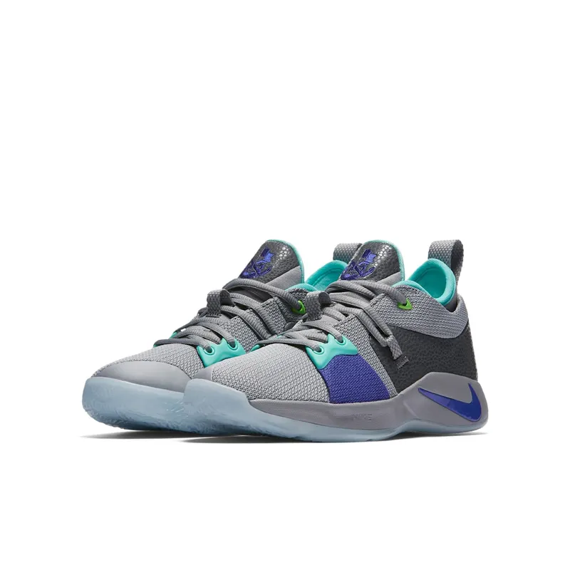 Nike PG 2 Pure Platinum (GS) Pure Platinum/Neo Turquoise-Wolf Grey (943820-002)