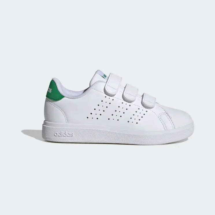 Adidas Advantage Base 2.0 Kids Cloud White / Cloud White / Green (IE9019)