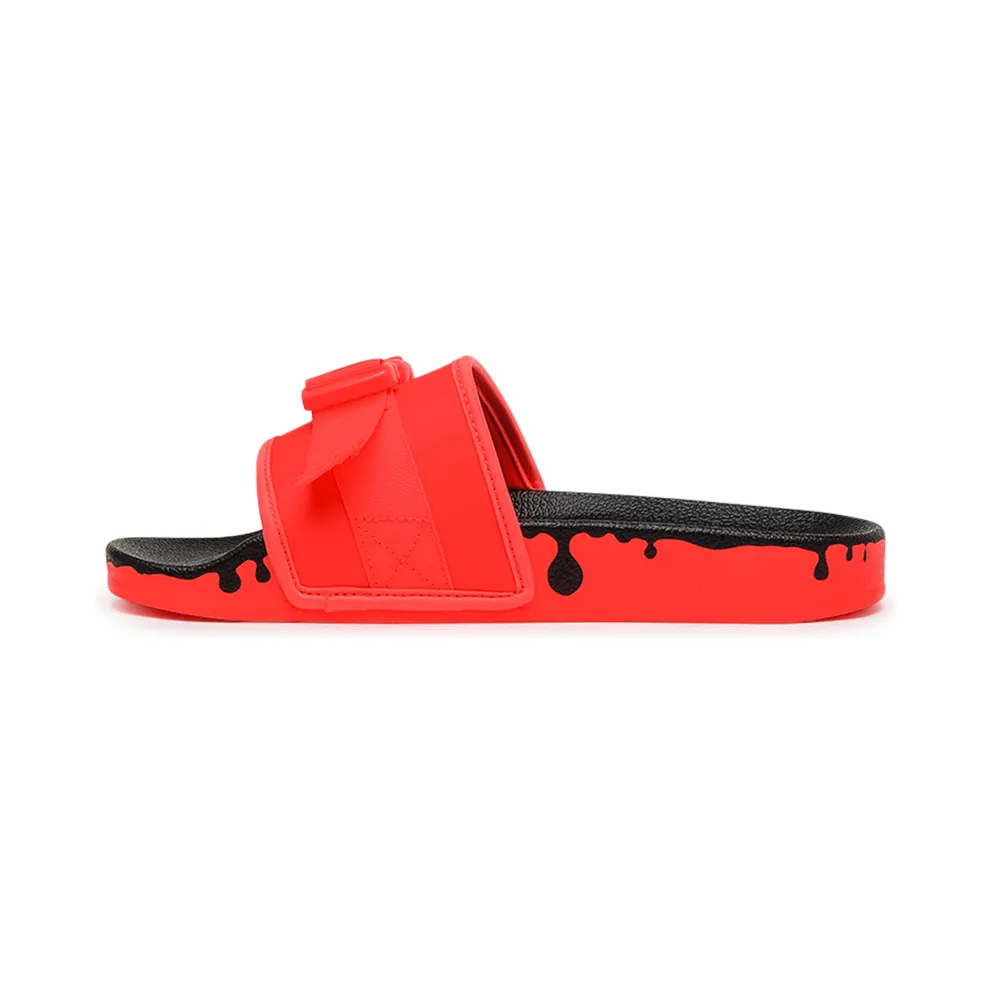 Adidas Pouchylette Slides Solar Red / Solar Red / Core Black (GY1009)