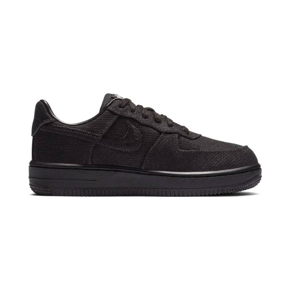 Nike Air Force 1 Low Stussy Black (PS) Black/Black/Black (DD1578-001)