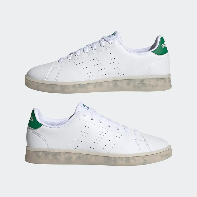 Adidas Advantage Eco Cloud White / Cloud White / Green (FY9679)