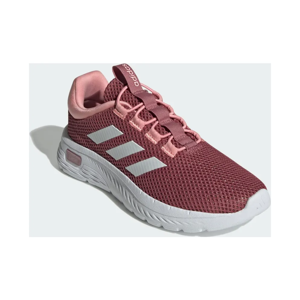 Adidas Cloudfoam Comfy Elastic Lace Preloved Crimson / Cloud White / Semi Pink Spark (IH6049)