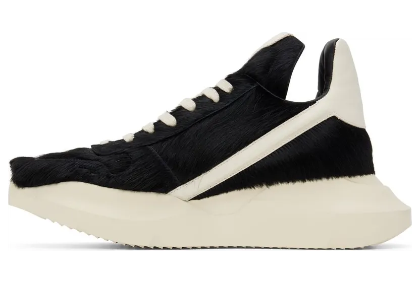 Rick Owens Black Geo Geth 911 BLACK/MILK/MILK (RR02B2803 LHL) (3)