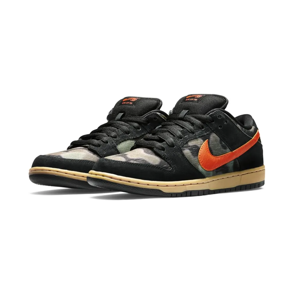 Nike Dunk SB Low Black Rough Green Black/Team Orange-Rough Green (313170-083)