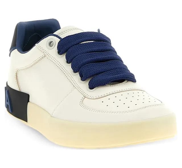 Dolce & Gabbana Portofino Leather “Neutrals/Blue” (CS2392 A0218 8F190)