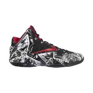 Nike LeBron 11 Graffiti (GS) “White / Black / University Red” (621712-100)