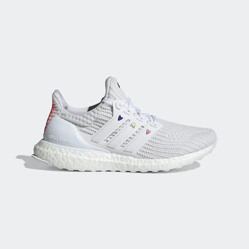 adidas Ultra Boost 4.0 DNA Hearts Pack White (W) Cloud White/Chalk White-Solar Red (GZ9232)