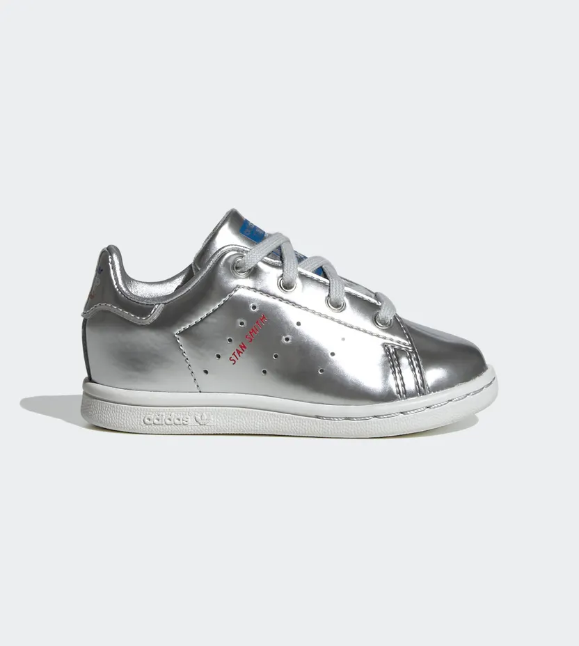 adidas STAN SMITH I Silver Metallic / Silver Metallic / Crystal White (FW8081)