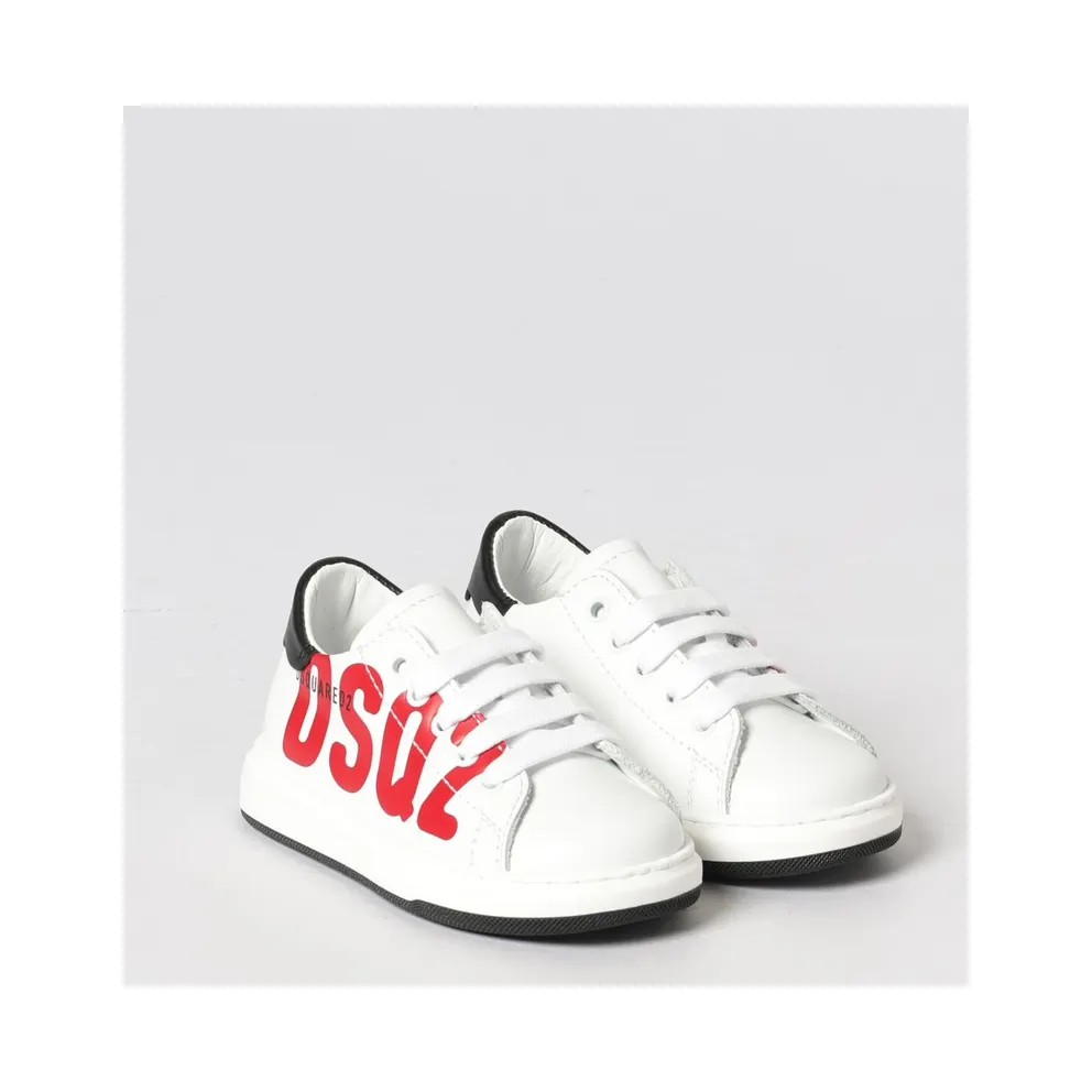 Dsquared2 Leather with Logo Print Red (826741)