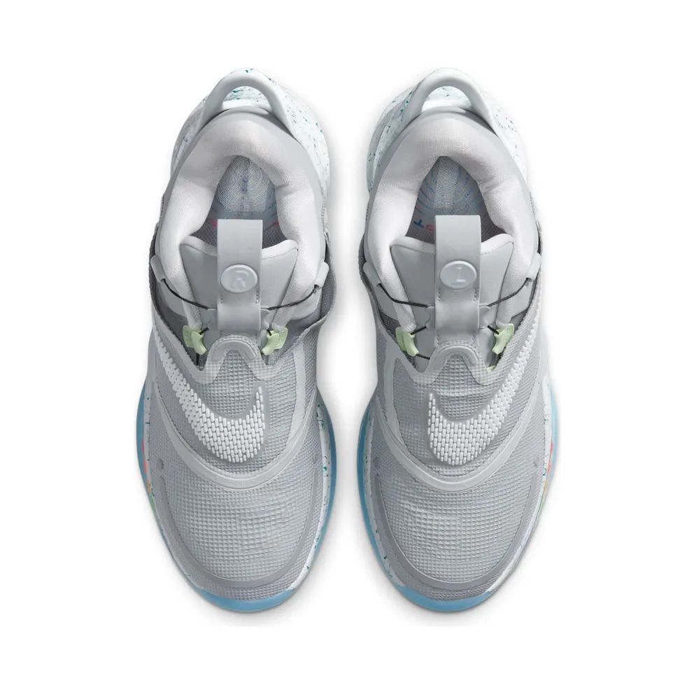 Nike Adapt BB 2.0 Mag (US Charger) Wolf Grey/White-Light Aqua (BQ5397-003)