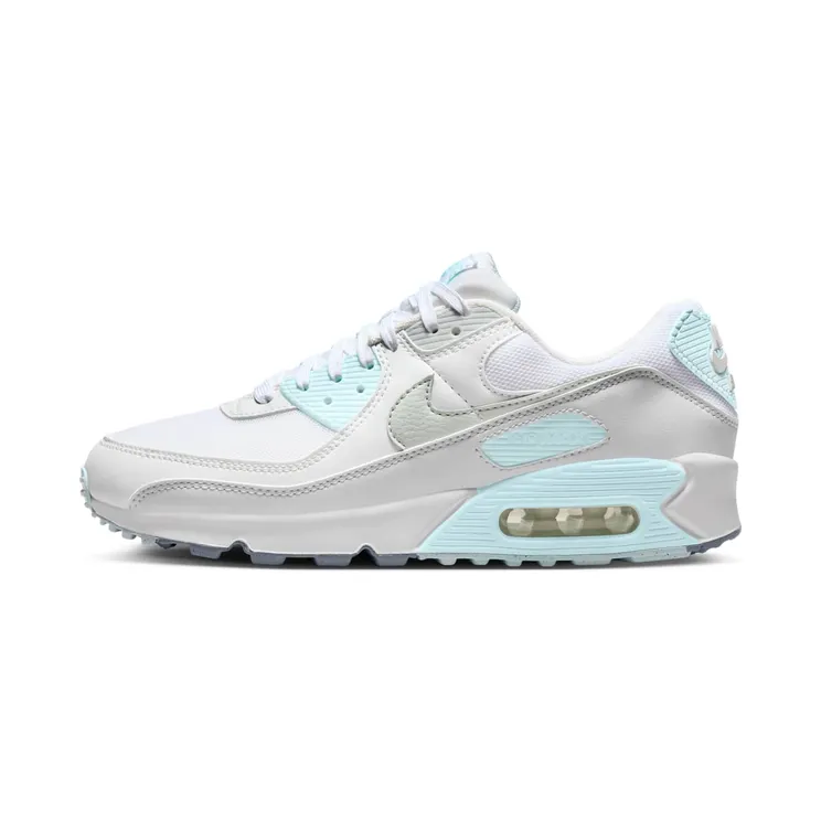Nike Air Max 90 “White / Glacier Blue / Wolf Grey / Light Silver” (DH8010-104)