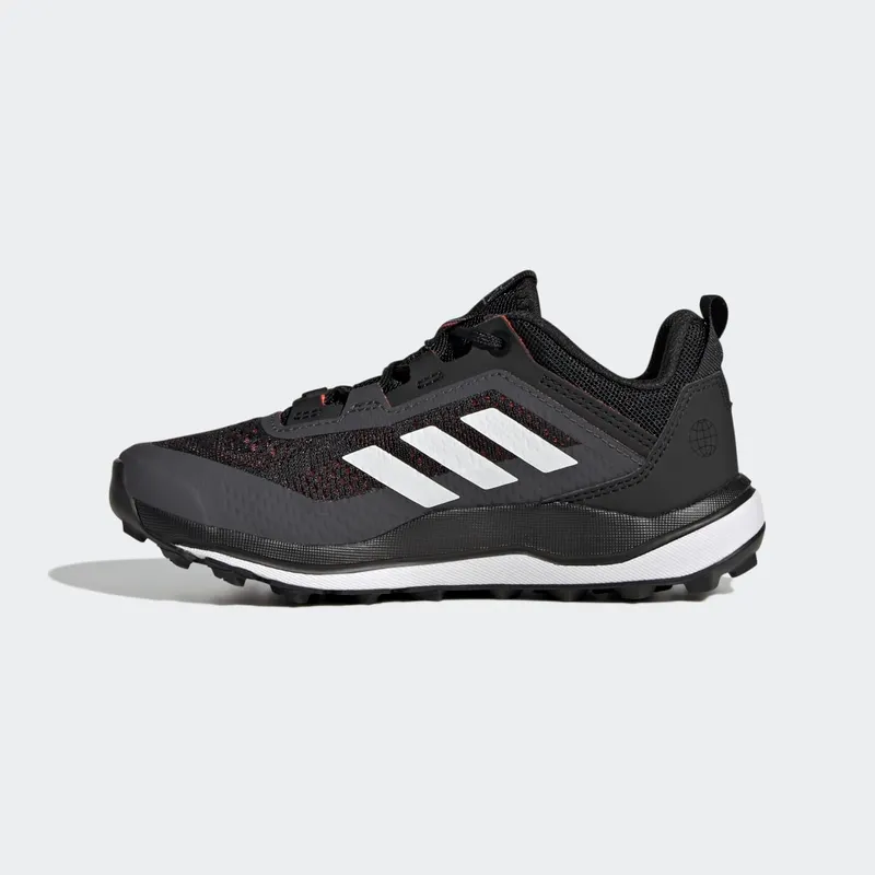 adidas Terrex Agravic Flow Trail Running Core Black / Crystal White / Solar Red (HQ3502)