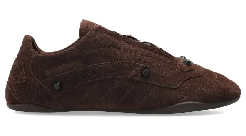 Balenciaga City leren met studs “Brown” (856693WZCYS)