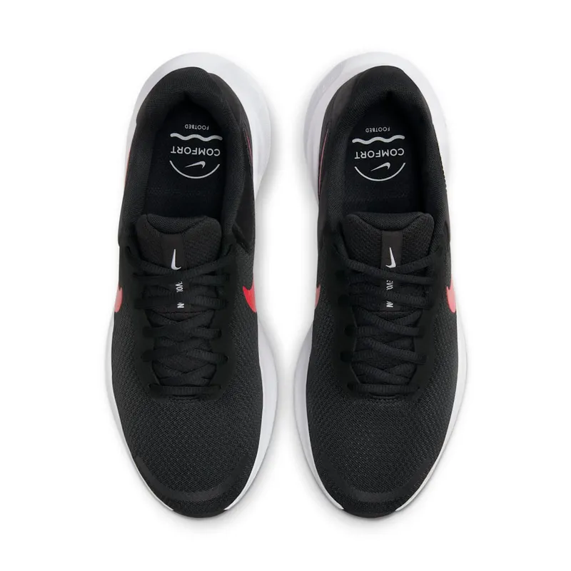 Nike Revolution 7 Black White University Red (FB2207-003)