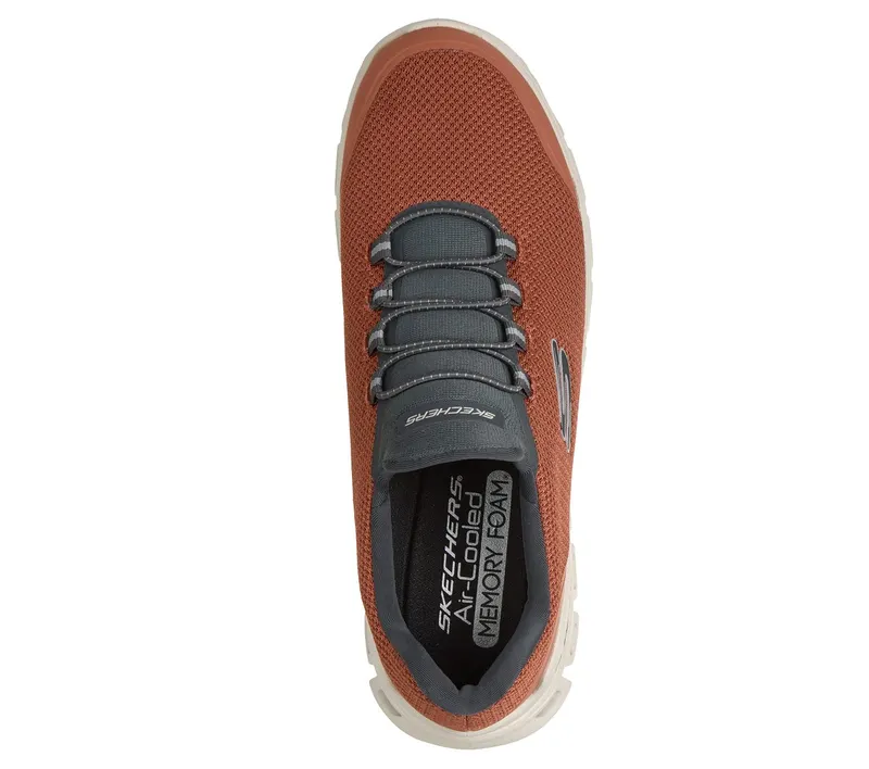 Skechers Glide-Step – Noltek Sneaker Orange/Houtskool