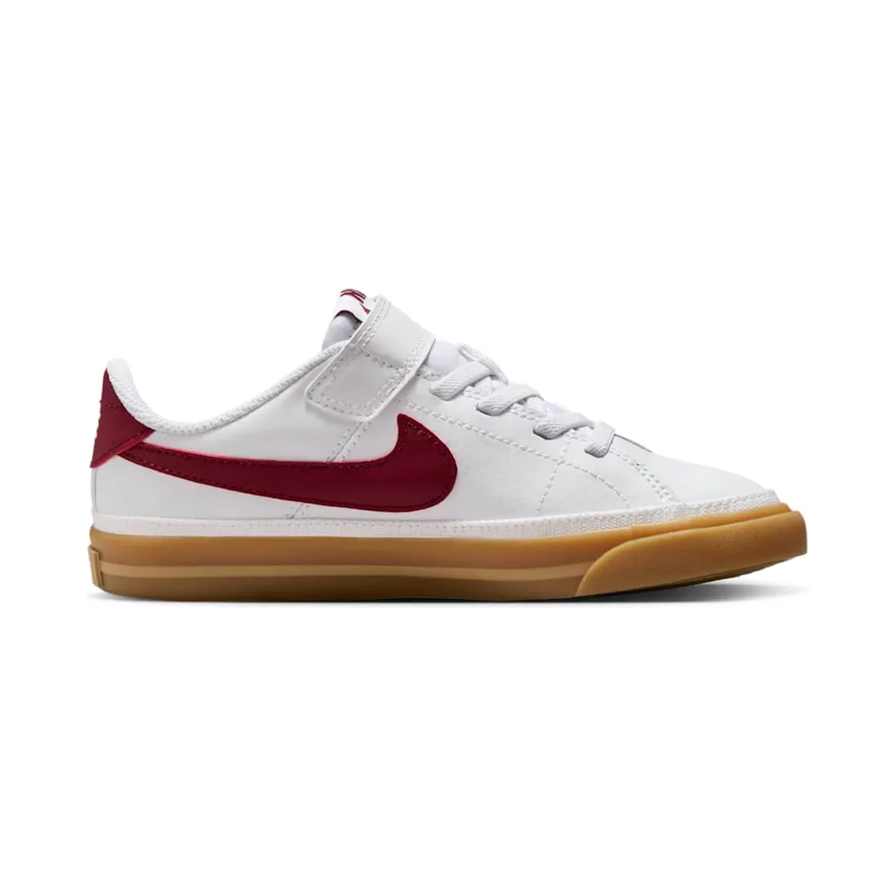 Nike Court Legacy White Gum Yellow Team Red (DA5381-132)