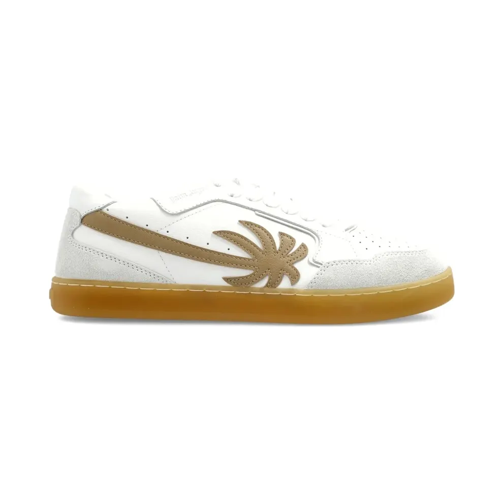 Palm Angels Palm Tree leren – White (PWIA063F25LEA0010161)