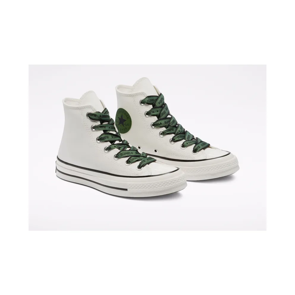 Converse Chuck 70 Wordmark Ribbon Laces Egret/treeline/Black