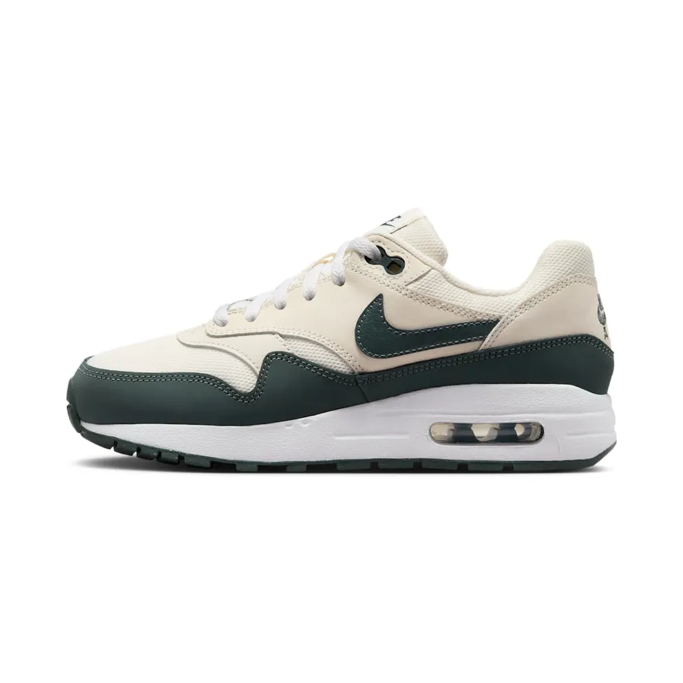 Nike Air Max 1 GS “Pale Ivory White Bicoastal Vintage Green” (DZ3307-113)