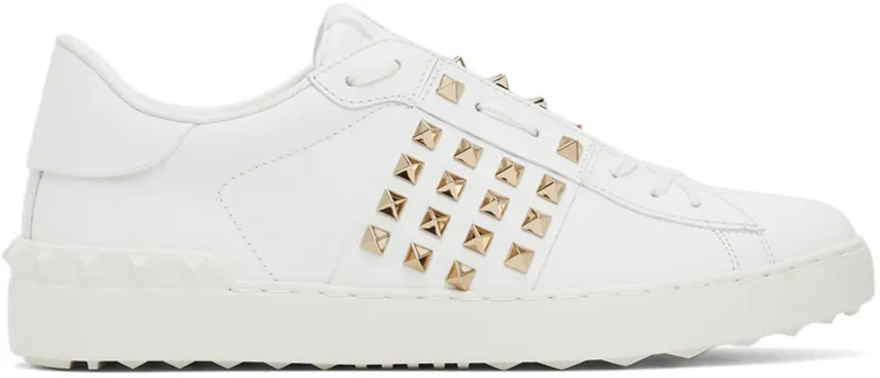 Valentino Garavani White Untitled Open Sneakers (XY2S0E85BHS)
