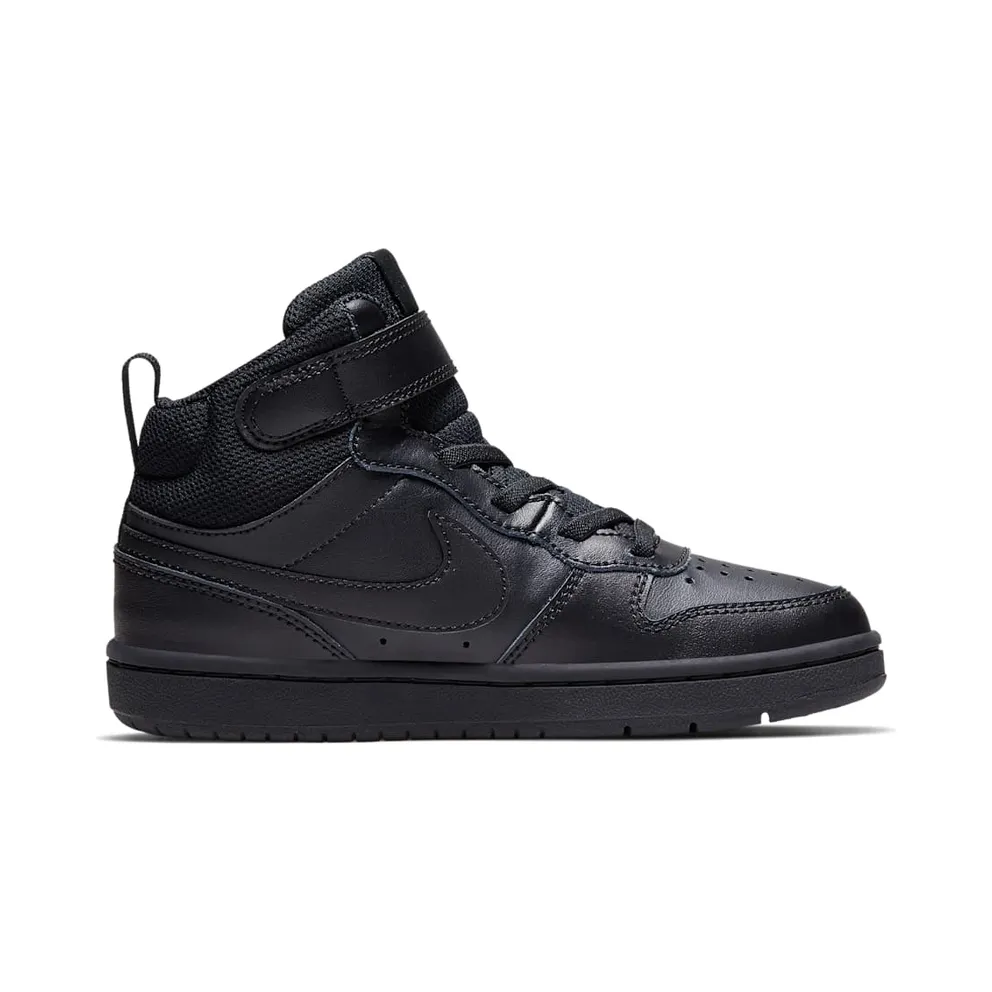 Nike Court Borough Mid 2 Younger Kids’ Black (CD7783-001)