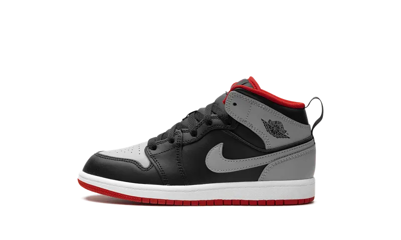 Jordan 1 Mid PS “BLACK GREY RED” (DQ8424-006)