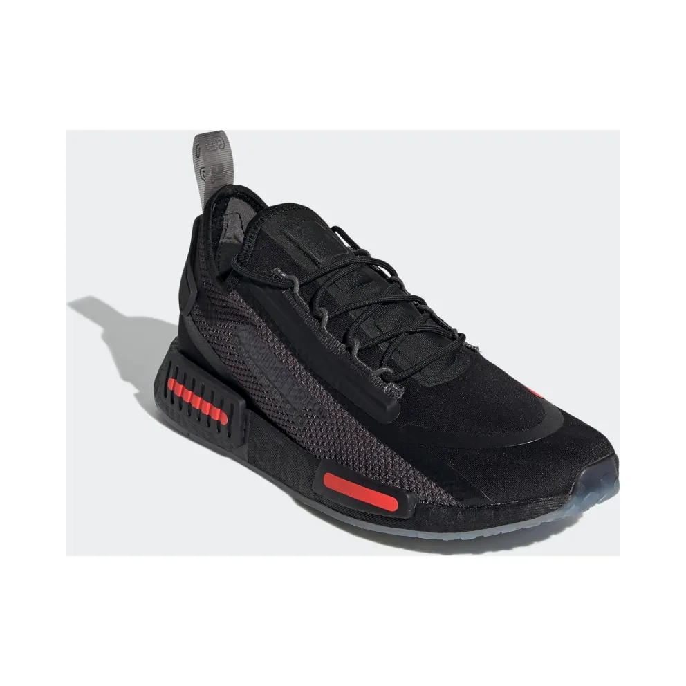 Adidas NMD_R1 SPECTOO SHOES Core Black / Grey Five / Solar Red (FZ3204)