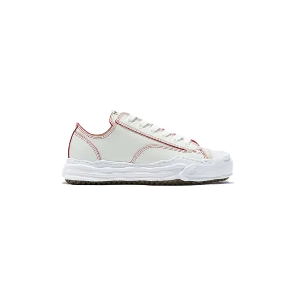 Maison Mihara Yasuhiro Hank OG Sole Red Line Leather Low White (A11FW718)